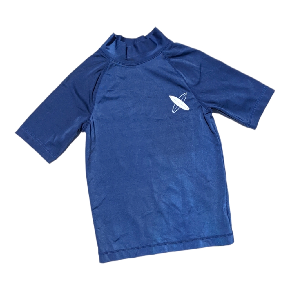 Crazy 8 Boys S 5-6 Blue Surfboard Rashguard